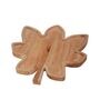 Handcrafted Wooden Leaf Platter (1 Piece)