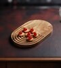 Handcrafted Wooden Oval Platter (1 Piece)
