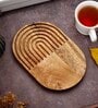 Handcrafted Wooden Oval Platter (1 Piece)