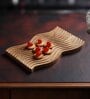 Handcrafted Wooden Zig Zag Platter (1 Piece)