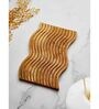 Handcrafted Wooden Zig Zag Platter (1 Piece)