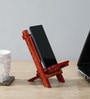 HANDICRAFT HANDPAINTED MDF CHAIR STYLE MOBILE &TAB STAND | FOLDABLE