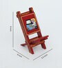 HANDICRAFT HANDPAINTED MDF CHAIR STYLE MOBILE &TAB STAND | FOLDABLE