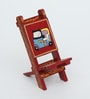 HANDICRAFT HANDPAINTED MDF CHAIR STYLE MOBILE &TAB STAND | FOLDABLE
