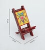 HANDICRAFT HANDPAINTED MDF CHAIR STYLE MOBILE &TAB STAND | FOLDABLE