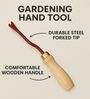 Maroon Gardening Hand Weeder