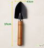 Black Large Hand Trowel with Wooden