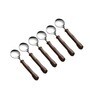 Handmade Brown Stainless Steel (Set of 6) Dessert Spoon