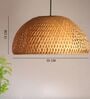 Handmade Bamboo Pendant Lamp (Beige)