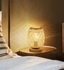 Handmade Bamboo Table Lamp (Beige)