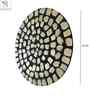 Handmade Black Colour 15 Inch Wall Art In Mosaic Design (Set Of 2)