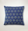 Handmade Block Printed Cotton Indigo & Green Set of 2(16x16inches) Cushion Cover