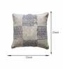 Handmade Blue 22 x 22 Inch Jaipur Block Printed Cotton Cushion Cover