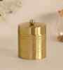 250ML Golden Aura Handmade Brass Small Storage Jar