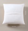Handmade Cotton Aqua Green and Off White Set of 2 (18x18inches) Cushion Covers