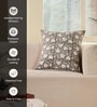 Handmade Cotton Charcoal and Off White (18x18inches) Cushion Covers