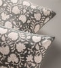 Handmade Cotton Charcoal and Off White (18x18inches) Cushion Covers