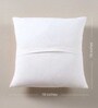 Handmade Cotton Charcoal and Off White Set of 5 (18x18inches) Cushion Covers