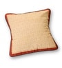 Handmade Cotton Ivory, Maroon, and Navy Blue (16x16inches) Cushion Covers