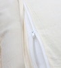 Handmade Crochet Cotton Boho Off white Set of 4 (16x16inches)Cushion Cover