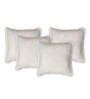 Handmade Crochet Cotton Boho Off white Set of 4 (16x16inches)Cushion Cover