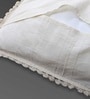 Handmade Embroidered Cotton Brick Red Set of 4(16x16inches) Cushion Covers