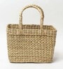 Handmade Gift Hamper Baskets|Decorative Storage Baskets|Clothes Storage Baskets|Fruit Baskets (Small Rectangular (26 * 18 * 11)) Dry Grass