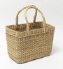 Handmade Gift Hamper Baskets|Decorative Storage Baskets|Clothes Storage Baskets|Fruit Baskets (Small Rectangular (26 * 18 * 11)) Dry Grass
