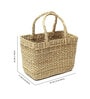 Handmade Gift Hamper Baskets|Decorative Storage Baskets|Clothes Storage Baskets|Fruit Baskets (Small Rectangular (26 * 18 * 11)) Dry Grass