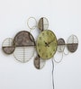 Handmade Gold Metal Novelty Wall Clock