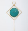 Handmade Gold Metal Novelty Wall Clock