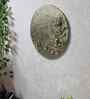 Handmade Golden 3D Design 15 Inch Wall Art With Handmade Clay Work