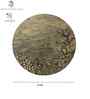 Handmade Golden 3D Design 15 Inch Wall Art With Handmade Clay Work