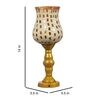 Handmade Golden Glass & Metal Table Lamp