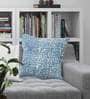 Handmade Indigo 16 x 16 Inch Jaipur Block Printed Cotton Cushion Cover