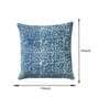 Handmade Indigo 16 x 16 Inch Jaipur Block Printed Cotton Cushion Cover