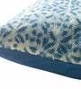 Handmade Indigo 16 x 16 Inch Jaipur Block Printed Cotton Cushion Cover