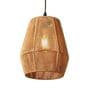 Handmade Jute Pendant Lamp (Beige and Brown)