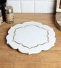 Handmade Marble Brass Inlay Cheese Platter
