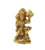 Golden Handmade Metal Hanuman Idol