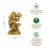 Golden Handmade Metal Hanuman Idol