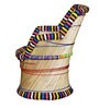 Handmade Multicolor Baby Muddha Chair for Kids