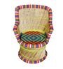 Ethnic Wicker Patio Chair in Multi Colour