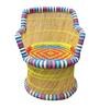 Ethnic Fabric Outdoor Seating in Multi Colour