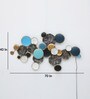 Handmade Multicolour Abstract Metal Wall Art