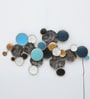 Handmade Multicolour Abstract Metal Wall Art