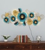 Handmade Multicolour Abstract Metal Wall Art