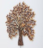 Handmade Multicolour Floral Metal Wall Art