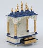 Handmade Multicolor Mango Wood & MDF Pooja Mandir