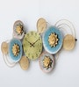Handmade Multicolour Metal Novelty Wall Clock